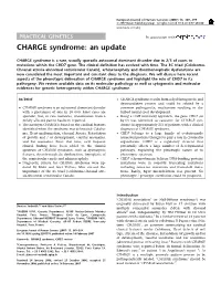 CHARGE Syndrome: an Update