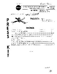 OJECT: SAS-A (To Be Launched No Earlier Than Dee, 12) E