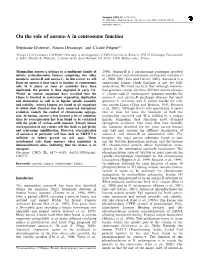 On the Role of Aurora-A in Centrosome Function