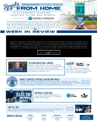 Royals from Home Newsletter