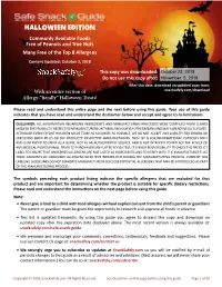 Safe Snack Guide, Snacksafely.Com Blog, Allergence, and Our Newsletter!