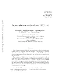 Arxiv:Hep-Th/9905112V1 17 May 1999 C E a -Al Kallosh@Physics.Stanford.Edu