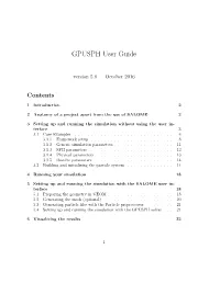 GPUSPH User Guide