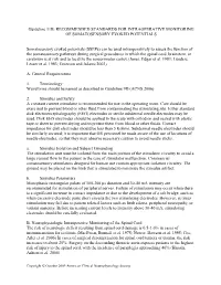 Guideline Eleven: Guidelines for Intraoperative
