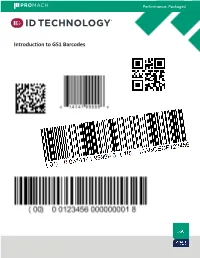 Introduction to GS1 Barcodes Contents