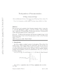 Total Positivity of Narayana Matrices Can Also Be Obtained by a Similar Combinatorial Approach?