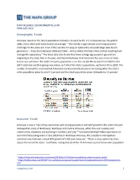Environmental Scan and Trends Report
