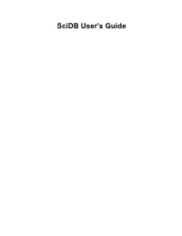 Scidb User's Guide Scidb User's Guide Version 12.3 Copyright © 2008–2012 Scidb, Inc