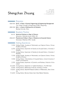 Shengchao Zhuang –