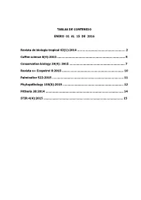 TOC Enero 01 2016