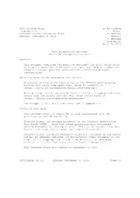 HTTP Working Group M. Nottingham Internet-Draft Akamai Intended Status: Standards Track P