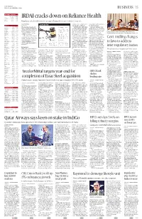 IRDAI Cracks Down on Reliance Health