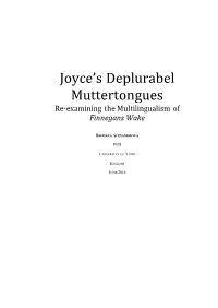 Joyce's Deplurabel Muttertongues