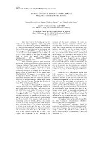 Millepora Alcicornis (CNIDARIA: HYDROZOA) AS SUBSTRATE for BENTHIC FAUNA