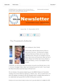 The President's Editorial