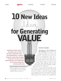 10New Ideas for Generating
