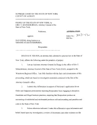 3~/3I·-I!.-- -Against- Index No.: Rjino.: DAN HEINS, Doing Business As SHINING STAR ENTERPRISES