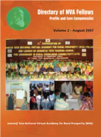 Directory of NVA Fellows Aug 2007.Pdf