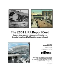 LIRR Report Card Rider Survey