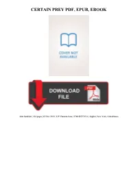 Read Book Certain Prey