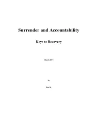 Surrender and Accountability