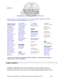 To View a PDF of the Minutes for CB5's