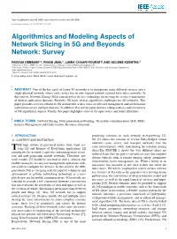 Algorithmics and Modeling Aspects of Network Slicing in 5G and Beyonds Network: Survey