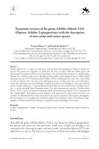Diptera: Asilidae: Leptogastrinae) with the Description of New Extant and Extinct Species