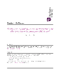 Durham E-Theses