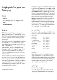 Dyeing Reagents for Thin-Layer and Paper Chromatography