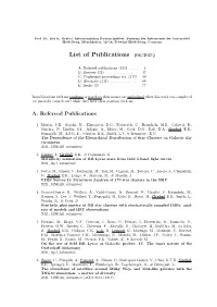 List of Publications (06/2021)