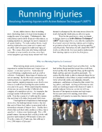 Running Involves a High Level of Repetitive Force