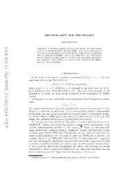 Self-Similarity for the Tricorn