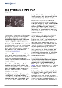 The Overlooked Third Man 20 April 2015