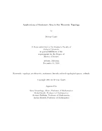 Applications of Stationary Sets in Set Theoretic Topology
