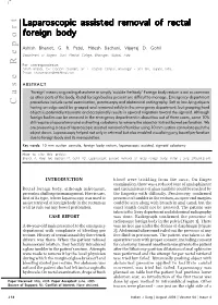 Case Report Procedures Include Rectal Examination, Proctoscopy and Abdominal Radiography