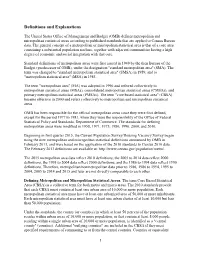 Definitions and Explanations