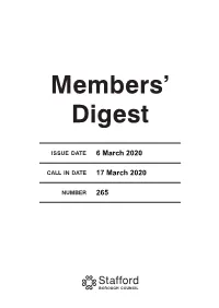 Digest No 265 of 6 March 2020