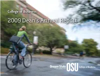 2009 Dean's Annual Report