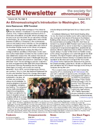 An Ethnomusicologist's Introduction to Washington