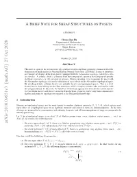 Arxiv:2010.09651V3 [Math.AG] 27 Oct 2020