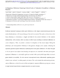 Cis-Regulatory Differences Explaining Evolved Levels of Endometrial Invasibility in Eutherian Mammals