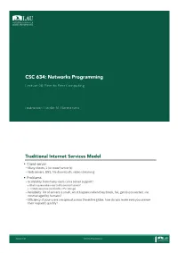 CSC 634: Networks Programming