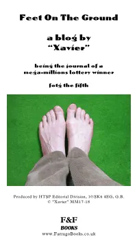 Feet on the Ground a Blog by “Xavier”