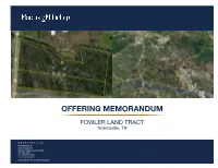 Offering Memorandum