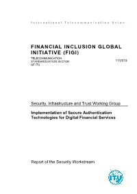 Report on Implementation of Secure Authentication Technologies