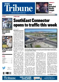 Southeast Connector Opens to Traffic This Week