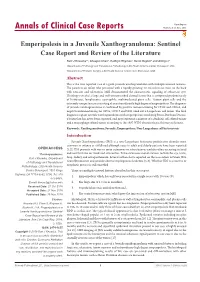 Emperipolesis in a Juvenile Xanthogranuloma: Sentinel Case Report and Review of the Literature