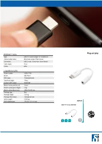 Plug and Play LOGISTICS DATA