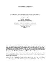 Quantifier Elimination for Deduction in Econometrics